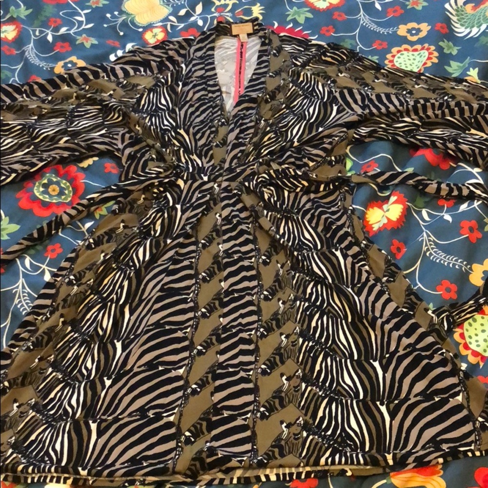 Banana Republic Issa Giraffe Mini Dress Sz 12